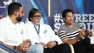 Amitabh Bachchan at ISPL amid Health Concerns (Image: News Bricks)